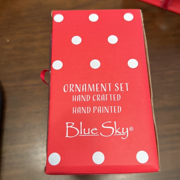 Blue Sky Clayworks Hand-Painted Ceramic Ornaments Dog Dachshund Christmas Tree - Picture 4 of 4